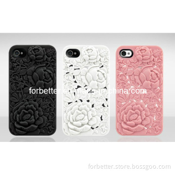 Silicone Flower Style Cover (for iPhone4-009)